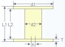 3D线盘,塑料绕线盘,1公斤打印卷盘